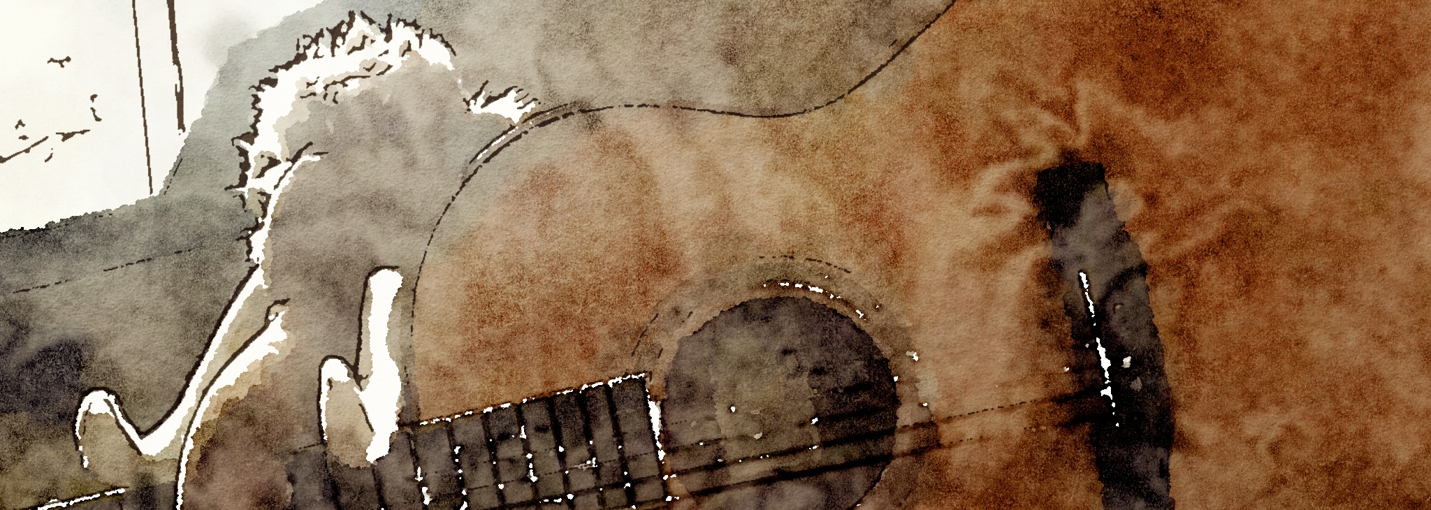 Toy Mammoth and Guitar